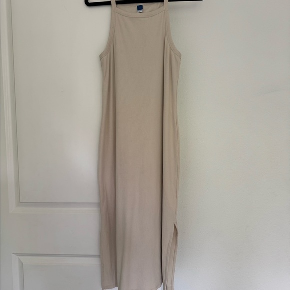 Old Navy women’s ribbed stretch midi tank strap summer dress size large 10 12 - Picture 4 of 4